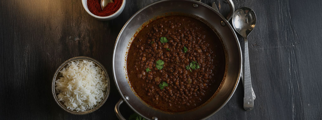 Wholesome Gahat ki Dal (horse gram lentil curry) cooked with Himalayan spices, a protein-rich winter dish from the Garhwal region of Uttarakhand.